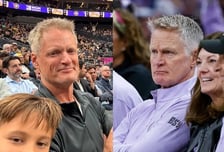 '내가 왜 저기에?' 관중석 '닮은꼴' 보고 넋 나간 NBA 명장, 美 발칵→알고보니...