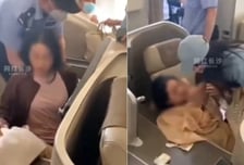 항공기 비즈니스석 몰래 앉았다 들키자..."나 북경대 나온 여자야"[영상]