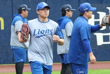 [포토] 배찬승, 폭우속 갈기 세운 아기사자