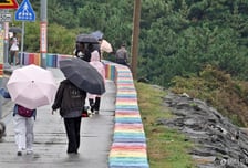 [오늘 날씨] 태풍 '참피' 영향에 바닷가 강한 바람…물결 주의