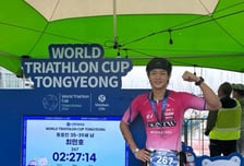 아이돌 맞아?…샤이니 민호, 철인3종대회 '3위' 쾌거