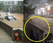 [더영상] 침수 홀로 피한 '철벽방어' 강남 빌딩…신림동 K-펠프스