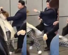 [더영상] 팬 내동댕이친 아이돌 경호원…벤치서 '꽈당' 차 부서졌다