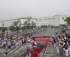 [르포]쌍용차 파업 13일째 불안한 고요