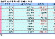 [오늘의포인트]외인 IT주 매도공격