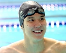 박태환 "조오련 뜻기려 좋은선수되겠다" 조의