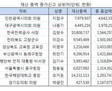 [표]재산총액 증가신고 상위자