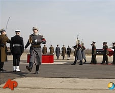 카친스키 폴란드 대통령 운구, 바르샤바 도착