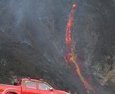 [사진]아이슬란드 화산 근처에 있었던 토요타 '하이럭스'