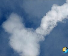 [사진]나로호가 남긴 궤적