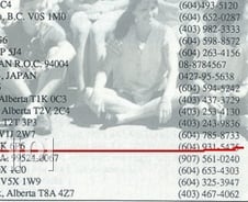 [사진]데이브 고등학교 졸업앨범 '졸업생 목록'