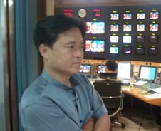 오행운PD 'PD수첩' 최승호PD의 쓴웃음 보라