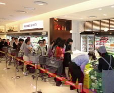 백화점에서 마트보다 배추 싸게 판다