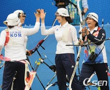 [광저우AG]女양궁, 조은신 감독의 단체전 순번 '적중'