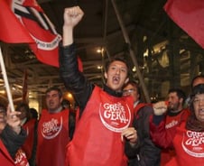 포르투갈 노동계 '긴축안 반대' 총파업
