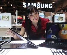 [사진]삼성, 항공기 소재로 만든 노트북 '첫선'