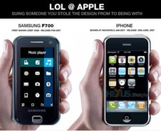 안드로이드 지지자 "삼성, 애플을 카피? 웃기셔"