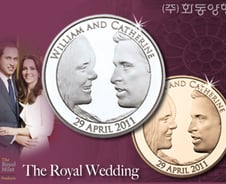 英 윌리엄 왕자 결혼 기념주화 국내 발매