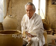 [최초공개]별세 김인문 유작 '독짓는 늙은이'②