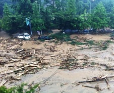 우면산 산사태 '참혹한 현장'