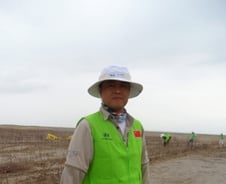 "사막이 초원으로 완전히 변할 때까지 참여할 것"