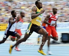 [대구육상]우사인 볼트 "내 라이벌은 부정 출발뿐"