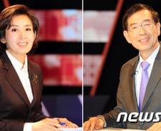 100분토론 태도보니..."나경원-박원순, 노래나 불러라"