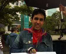 한국판 反금융권 시위 외국인들도 '참가'