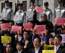 박원순 시장 첫날, 또 다시 'FTA 시위' 바람 부나