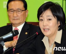 박영선, 당 대표 출마 "정봉주의 'BBK유죄'가 불을 당겼다" 