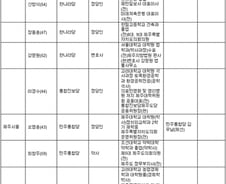 [표] 제주 지역  19대 총선 출마 예상자 