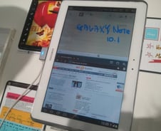 갤럭시노트 10.1, 직접 보면서 써보니…