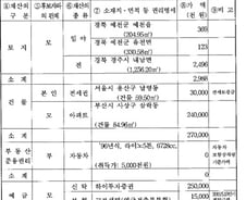 손수조, 논란된 '재산신고서' 살펴보니..."부모님 재산"