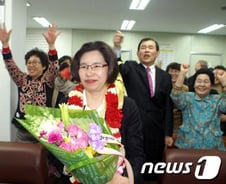 [당선자] 익산을 전정희, "지역의 통합과 발전 이뤄내겠다"