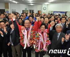 [당선자] 울산 중구 정갑윤 "4선 영광 만들어준 지역민께 감사"