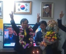 [당선자] 서울 동대문갑 민주 안규백 "치유의 정치 하겠다"