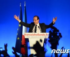 佛대선, 올랑드 52% 득표율로 승리