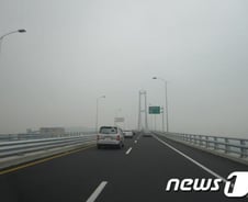 [르포] 이순신대교 개통 '바다위 질주'…광양~여수 5분 거리 