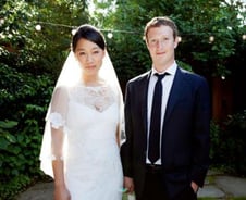 '페이스북' 저커버그 결혼, 중국계 신부 미모가..