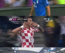 [유로 2012] 이탈리아, 크로아티아에 '70년 무승 징크스', 1대1 무승부