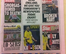 [유로2012]스웨덴 언론의 굴욕...'골 수만 맞췄네'