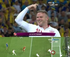 [유로 2012] 잉글랜드, '루니 결승골 ', 우크라이나 꺾고 8강행