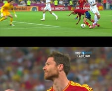[유로 2012] 스페인, 프랑스 2-0 꺾고 4강 진출