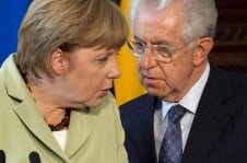 몬티 "끝장보겠다" vs 메르켈 "눈에 흙 들어가도"