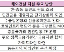정부, '제2중동 붐' 위해 금융지원 정조준