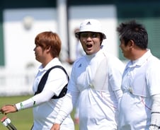 남자양궁 단체전 멕시코 꺾고 동메달 획득