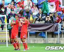 멕시코, 가봉 꺾고 조별리그 1승 1무 기록