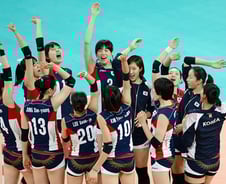 女배구, 세계 2위 브라질 완파...2연승