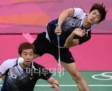 男 배드민턴 복식 이용대-정재성 동메달