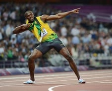 '번개' 볼트 200m 우승, 사상 첫 '2연속 2관왕'